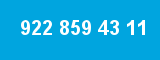 922 859 43 11